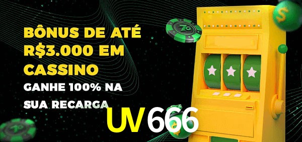UV666 melhor bônus de depósito
